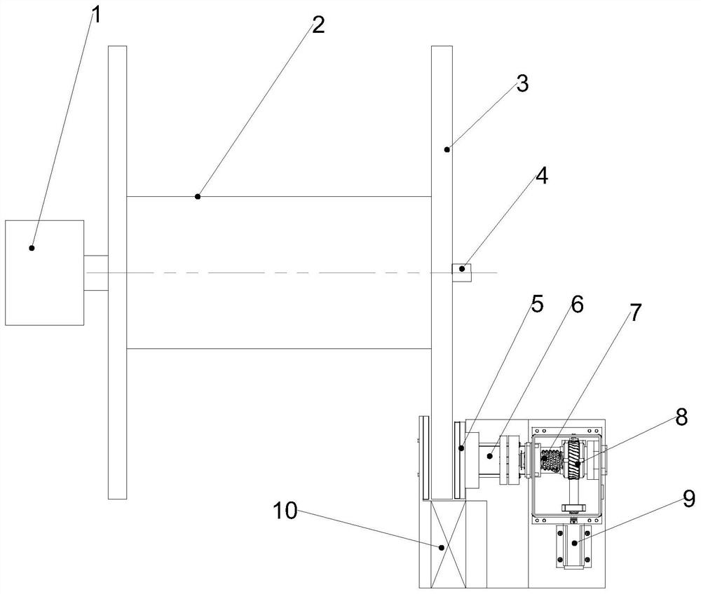 A monitoring system for hoist disc brake