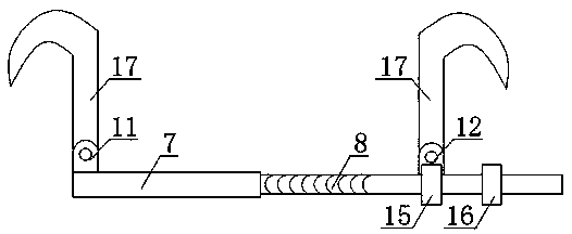 An adjustable connection device for curved beam formwork