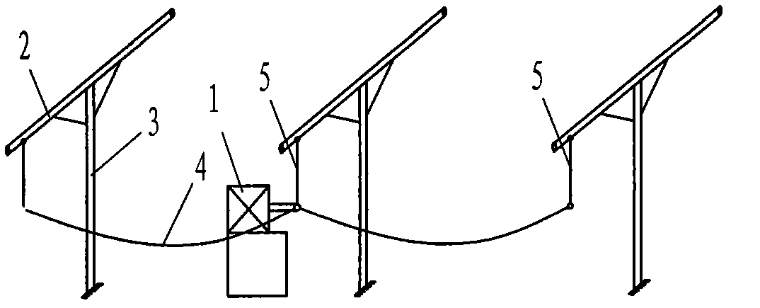 Overhead conductor galloping testing device and testing method on basis of gear-end displacement excitation