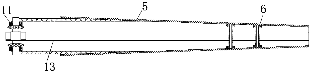 Door control spring with lower door opening force and more stable door closing speed