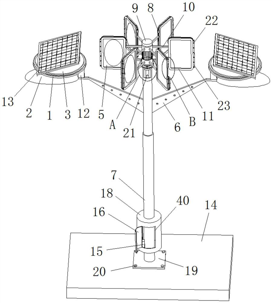 An intelligently controlled wind-solar complementary solar street light