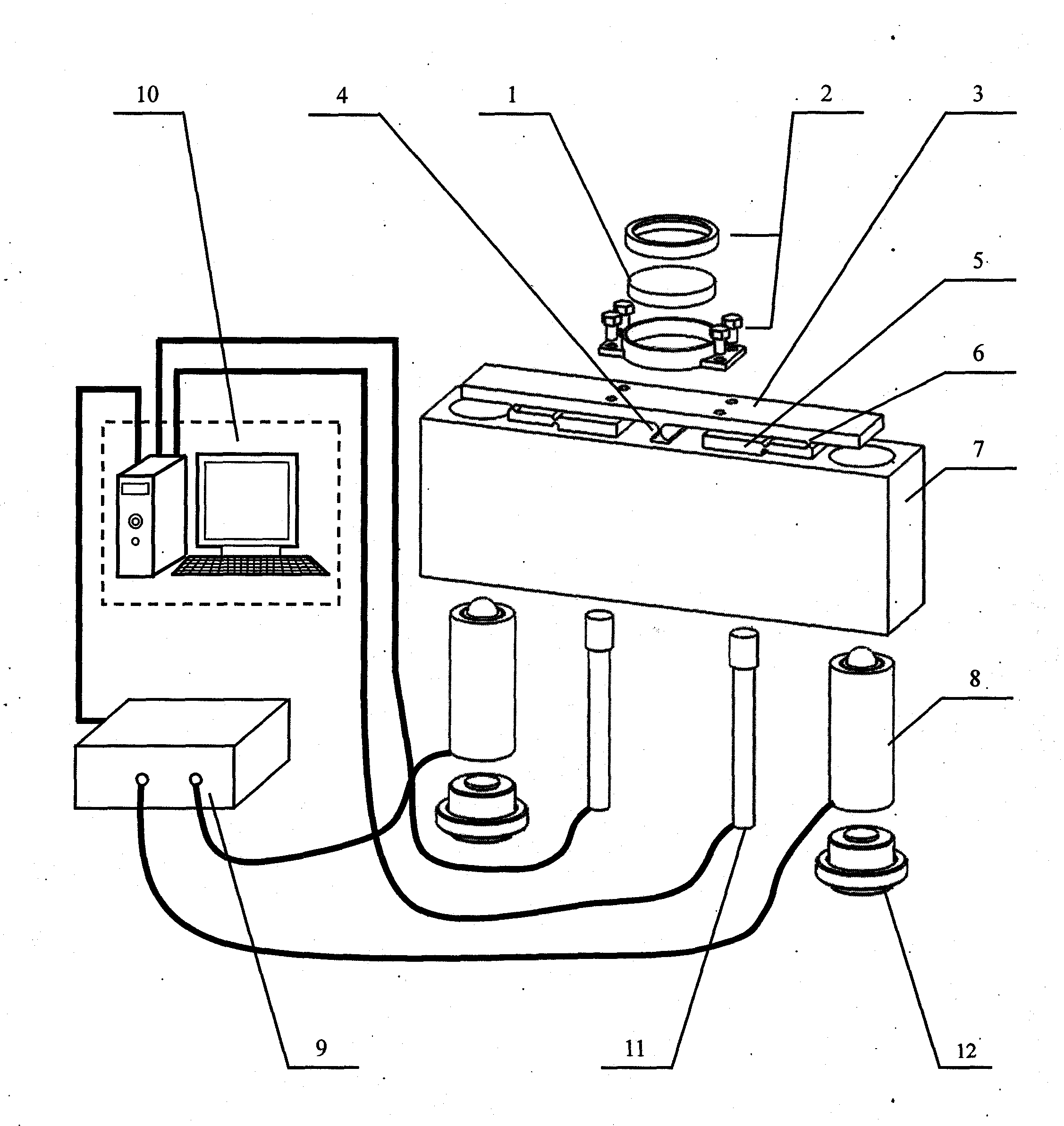 Micro angular swing control reflecting mirror followed by flexible auxiliary arm with superhigh angular sensitivity and high frequency response