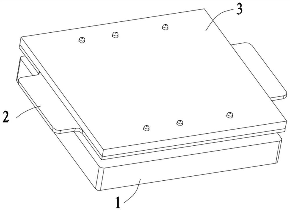 Sleeving and pasting jig for precise plastic part