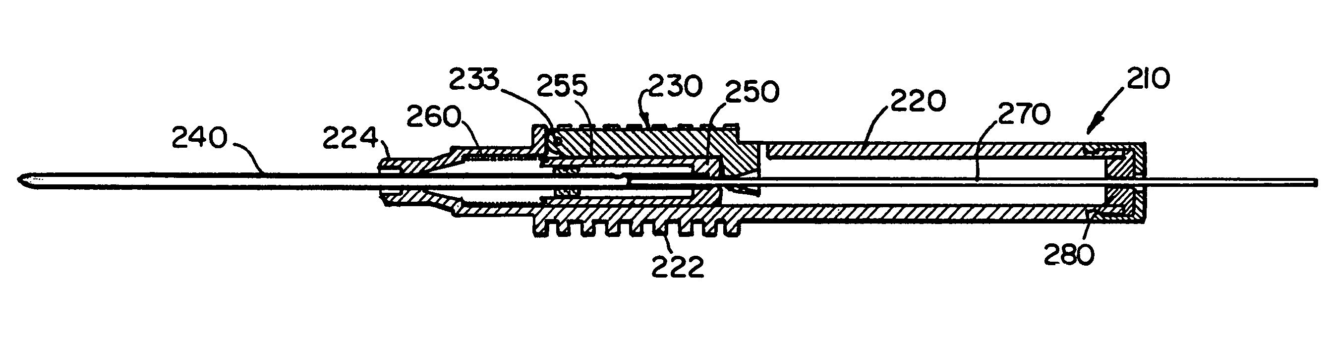 Retractable needle medical device