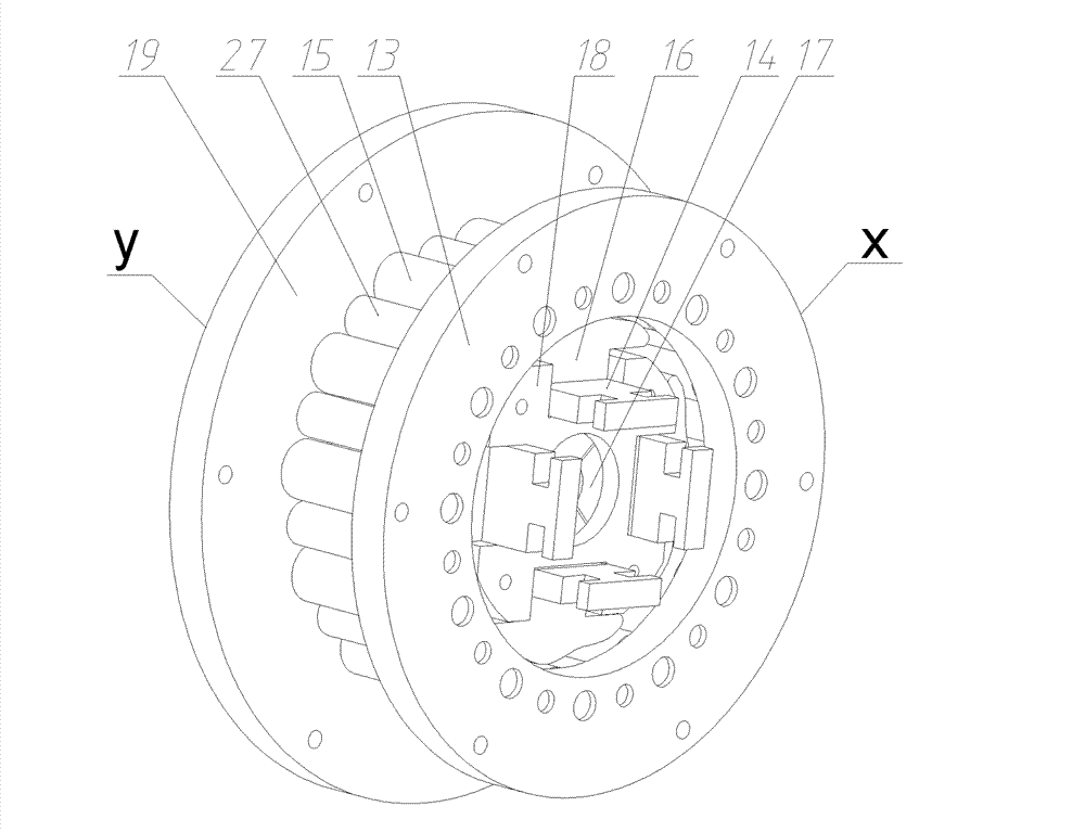 Rotary swaging forming equipment