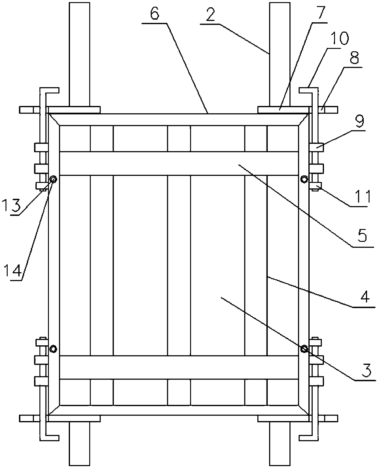 Single silicon rod transportation trolley for polycrystalline silicon smashing production line