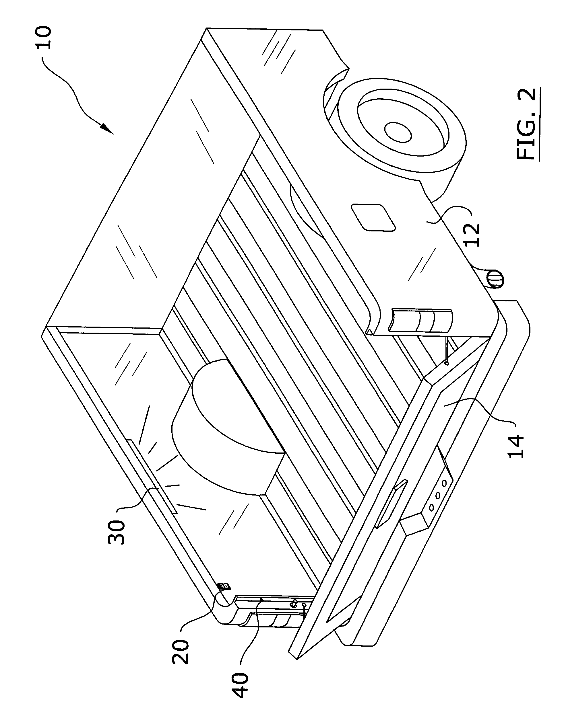 Tailgate controlled light system