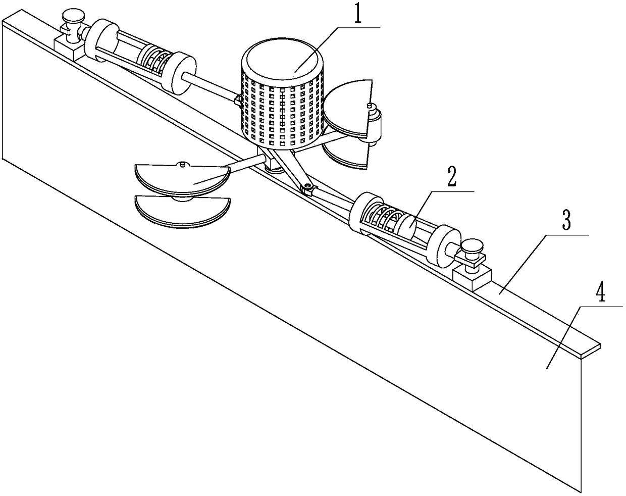 Bird repellent for power supply system