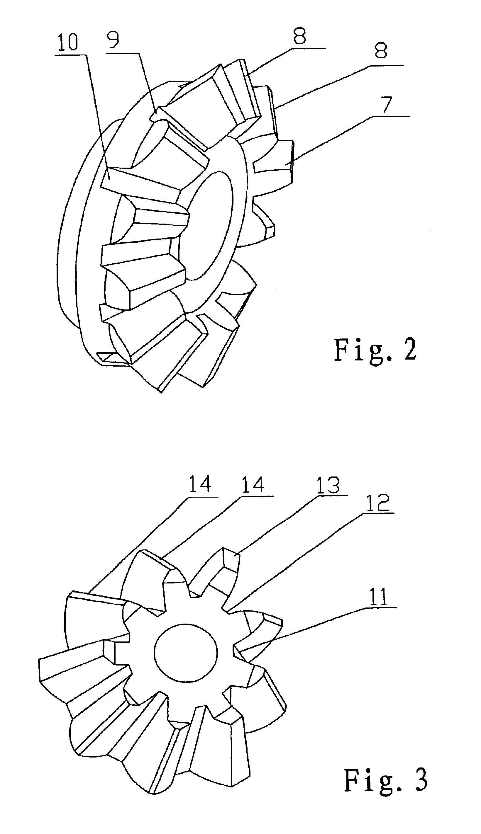 Fluctuating gear ratio limited-slip differential