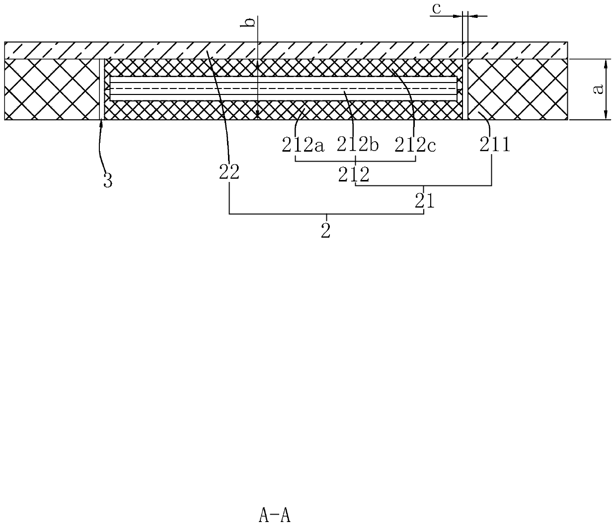 Heat dissipation type conductive double-sided adhesive tape and production process thereof