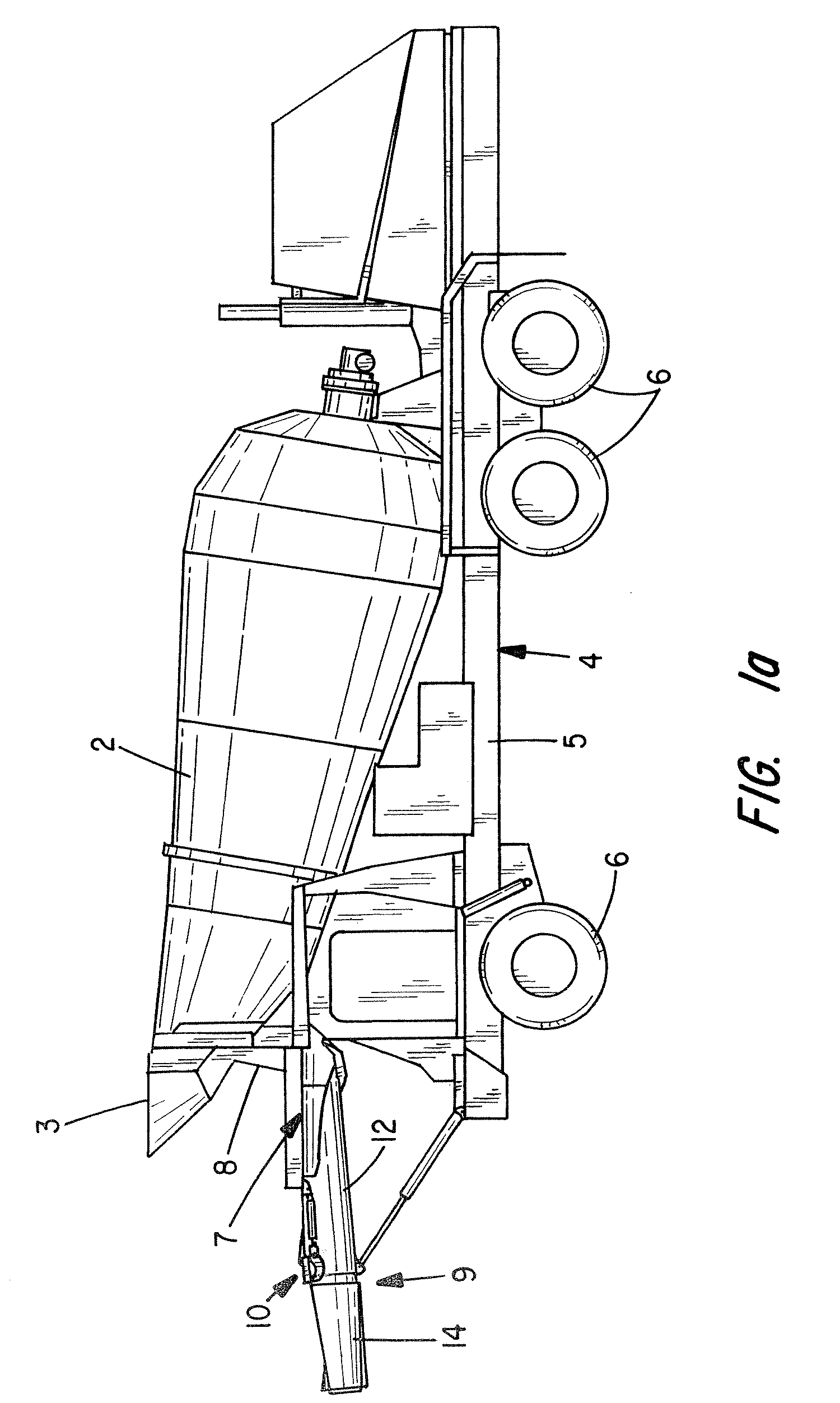 Swinging chute linkage assembly