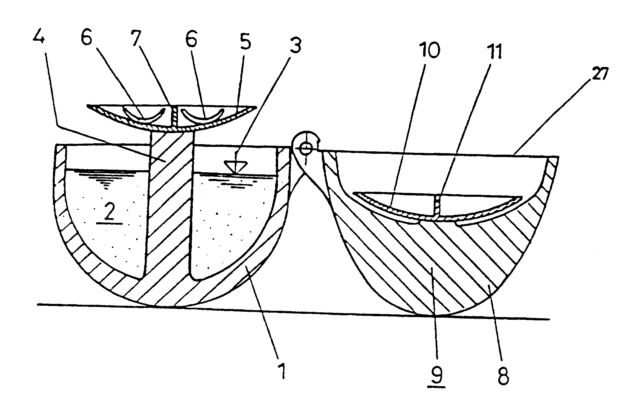 Container for the storage of contact lenses