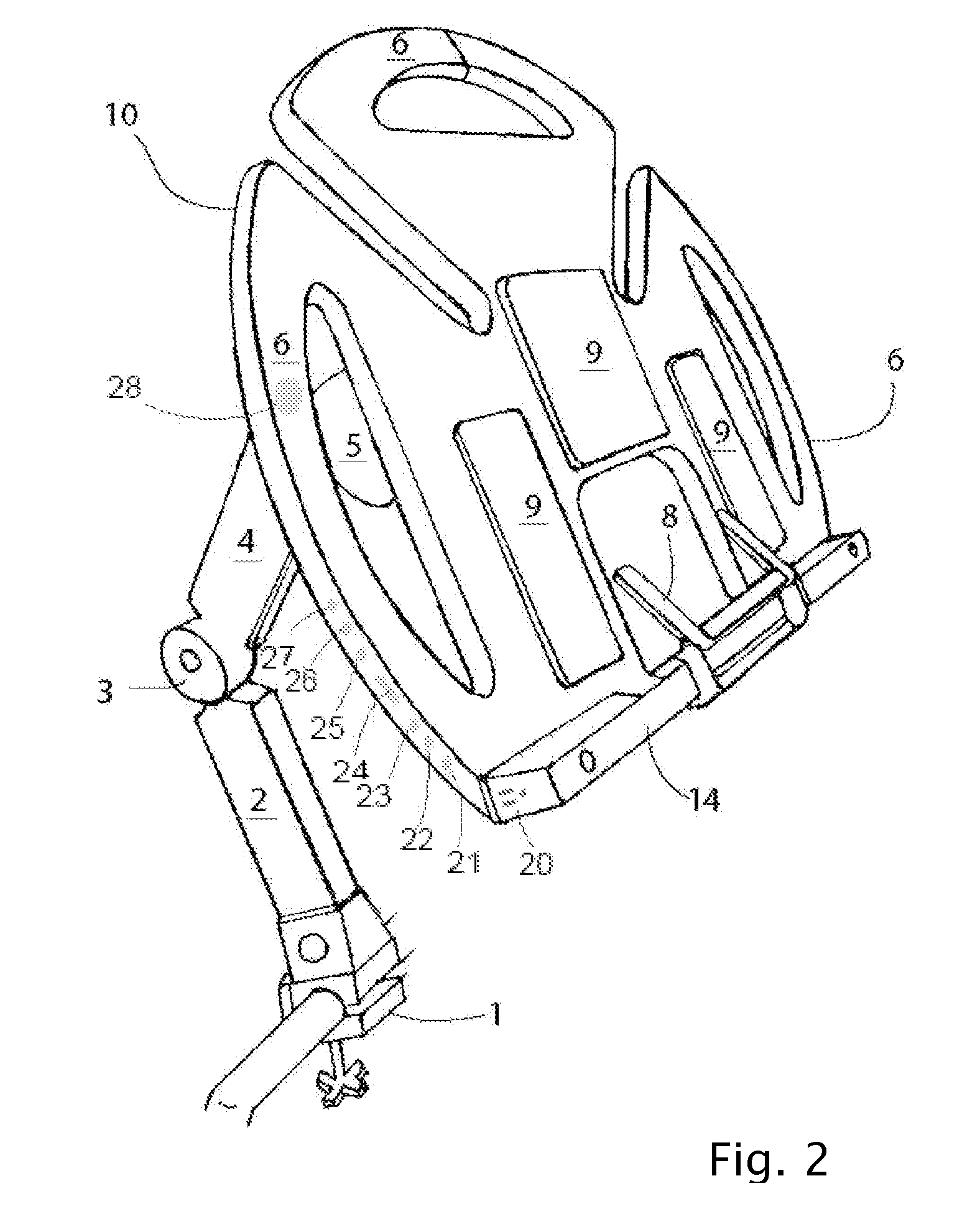 Adjustable Laptop Holder for Exercise Equipment