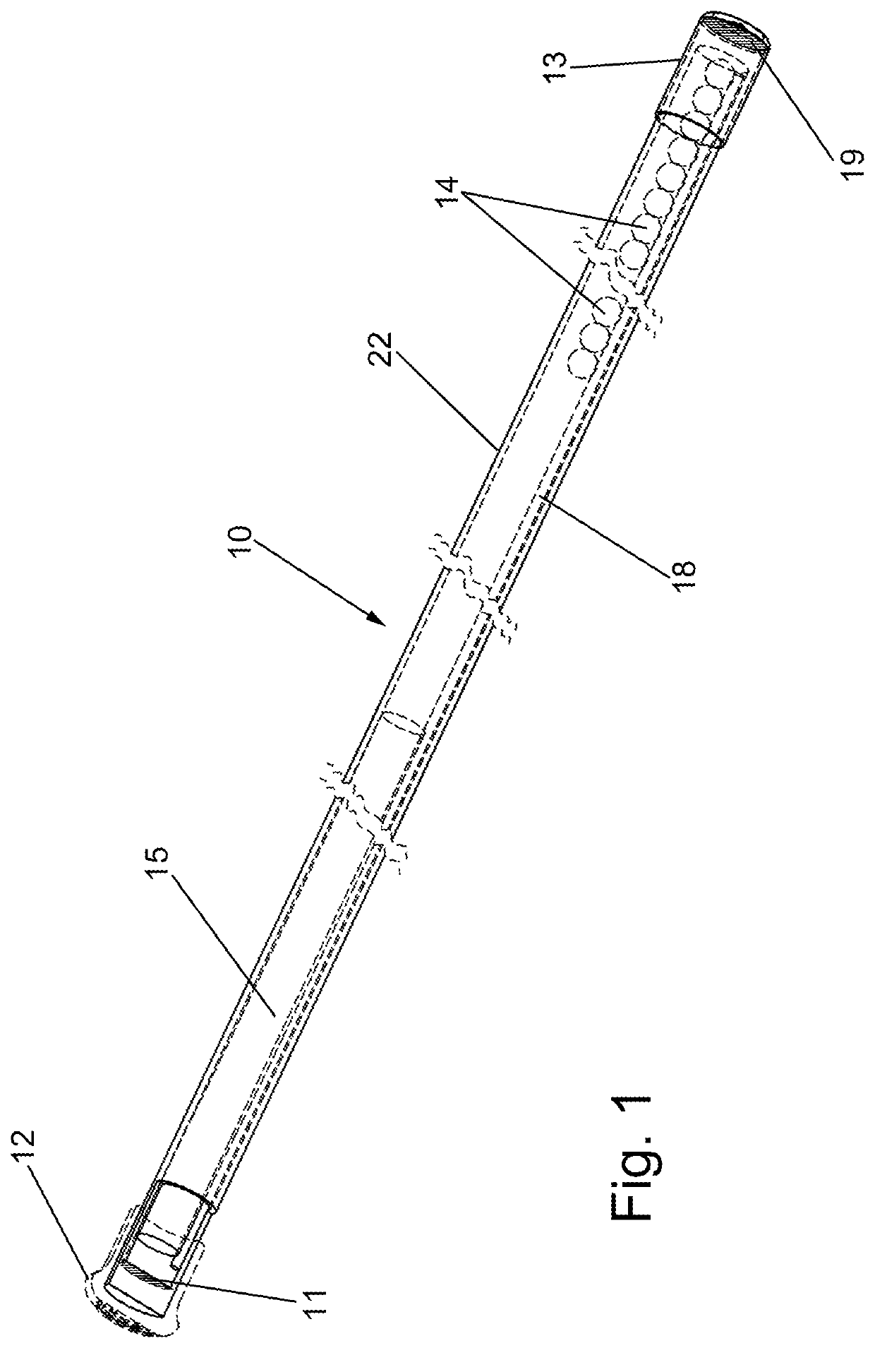 Flexible Swing Stick Impact Simulator and Muscle Trainer