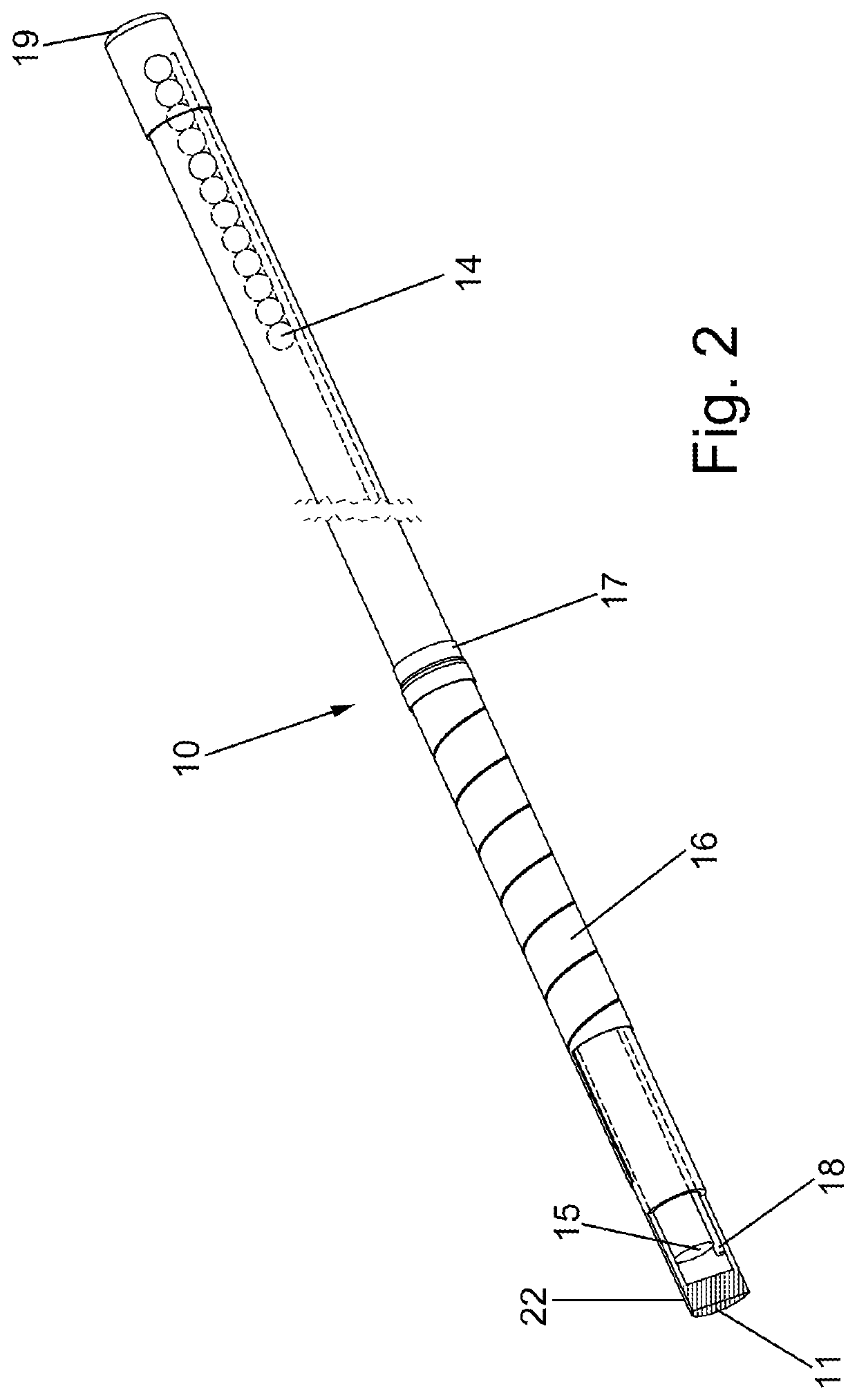 Flexible Swing Stick Impact Simulator and Muscle Trainer