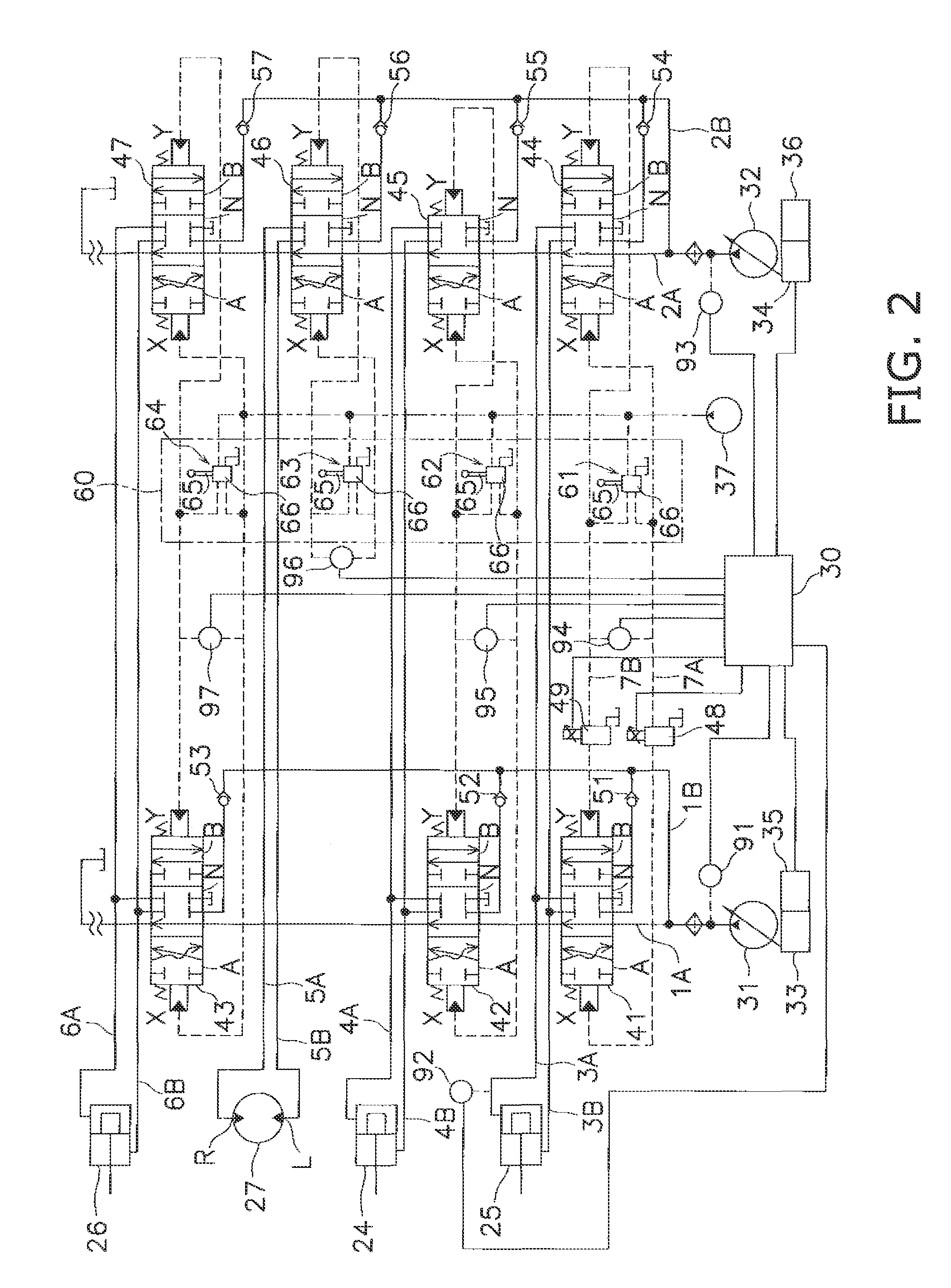 Work machine and control method for work machines