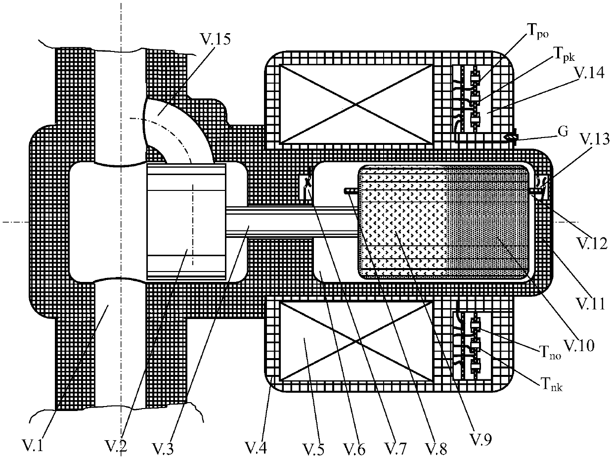 Three-way valve for air exhaust system of plate-shaped workpiece edge covering device