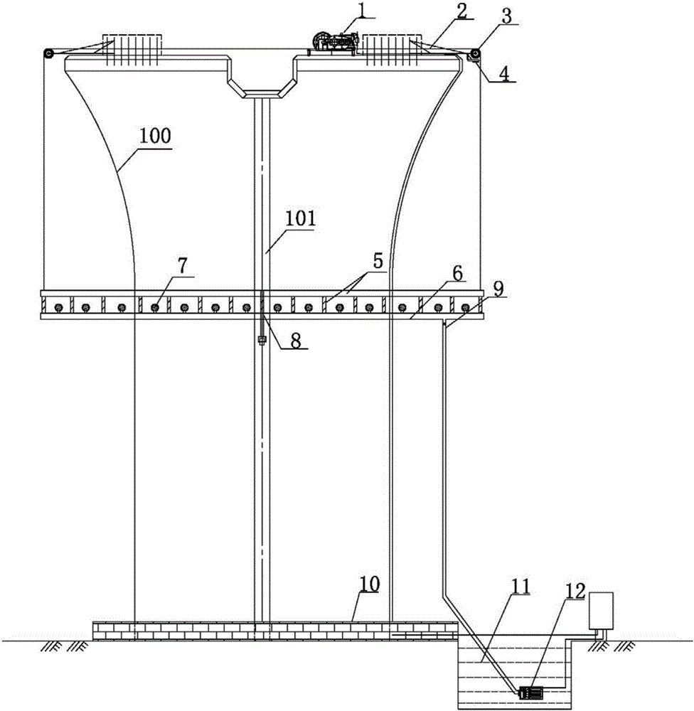 Spraying device with high-speed rail bridge pier automatic maintenance function