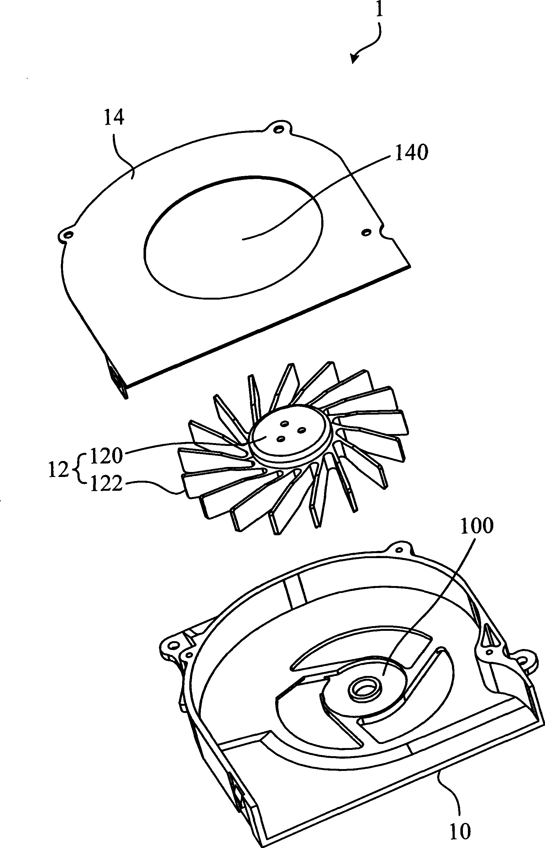 Electronic apparatus, heat radiation fan module thereof