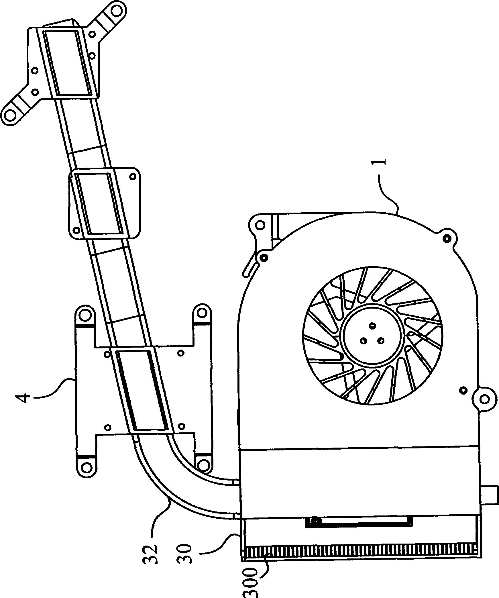 Electronic apparatus, heat radiation fan module thereof