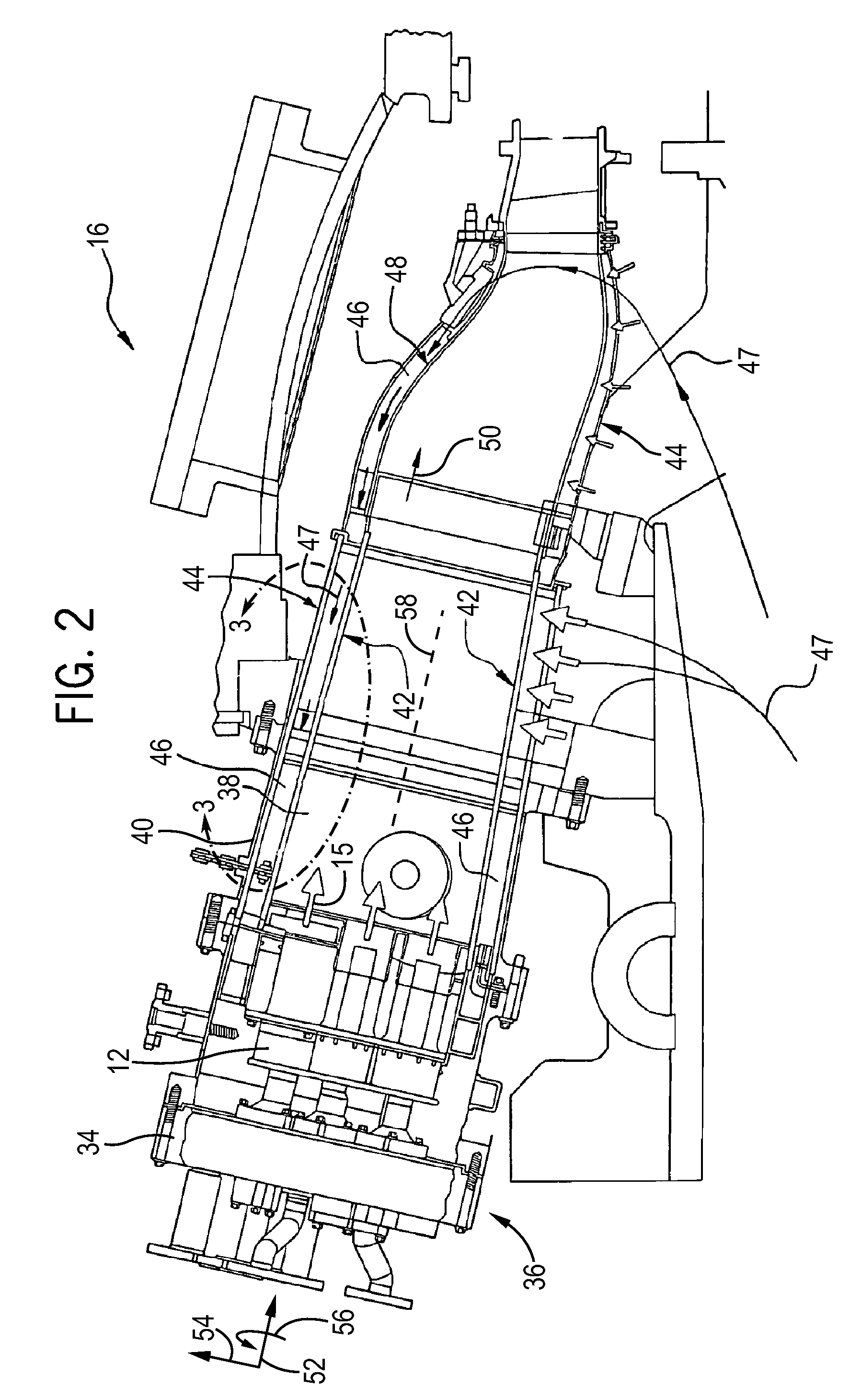 System and method for flow control in gas turbine engine