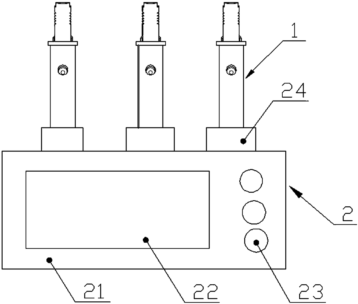 Voltage test box and alligator clip thereof