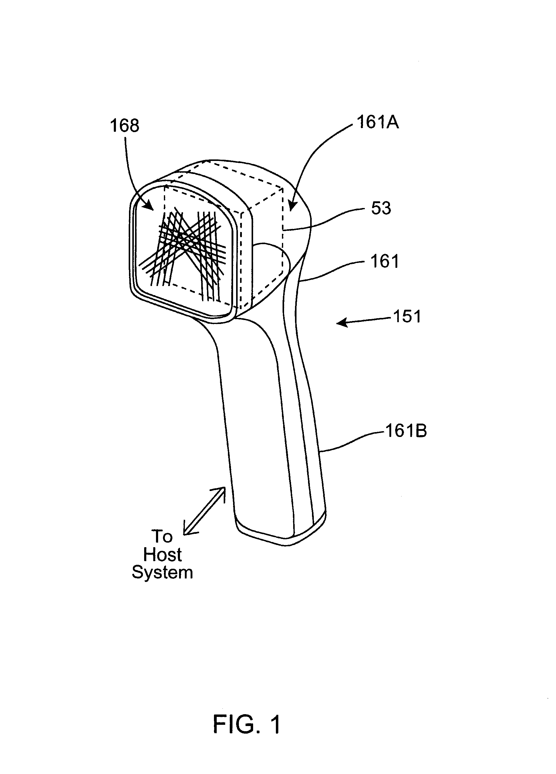 Bar code symbol reading device having intelligent data communication interface to a host system