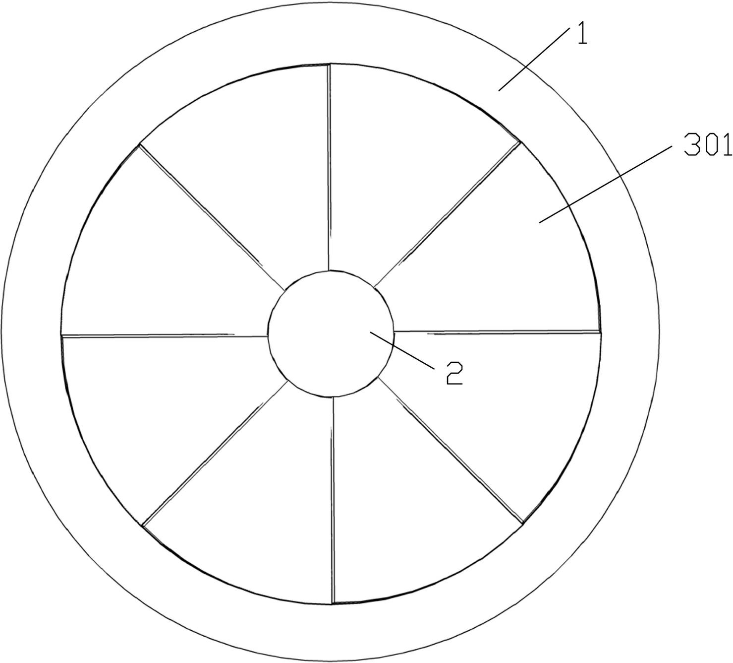 Deduster and method for treating haydite kiln tail gas therewith