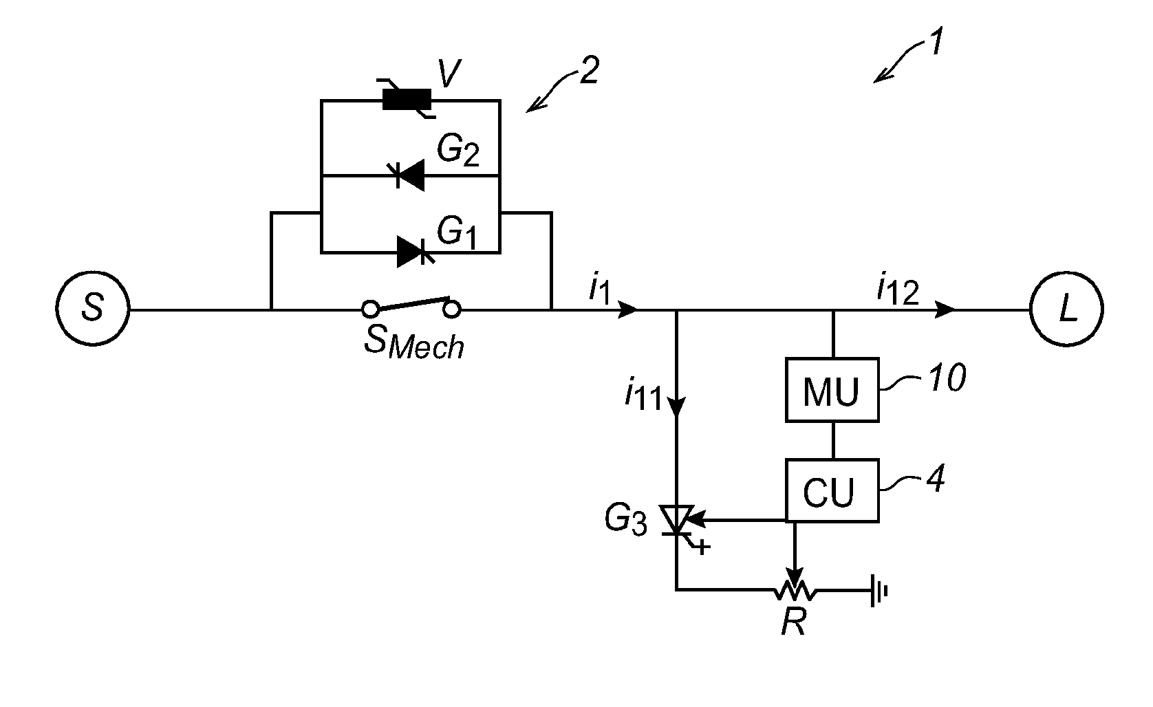 Hybrid circuit breaker