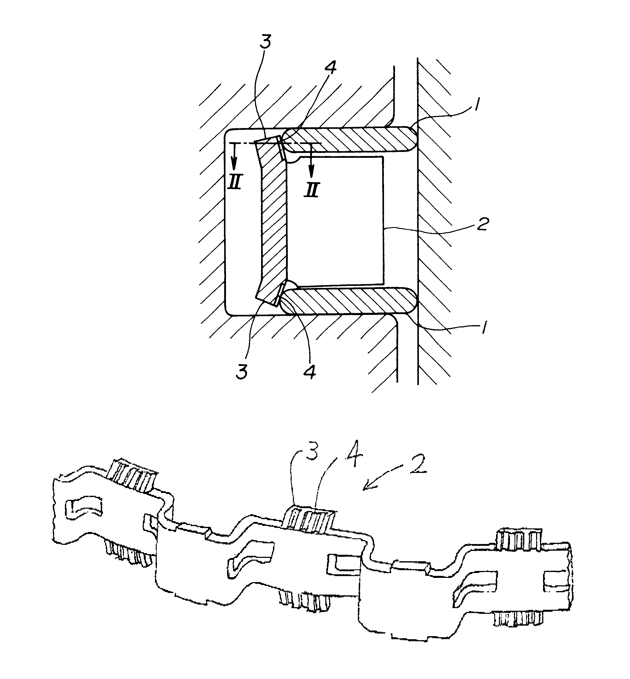 Combined steel oil control ring