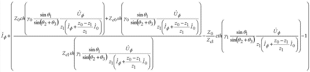 Single-phase ground fault type diagnosis method for ultra-high voltage alternating current transmission line