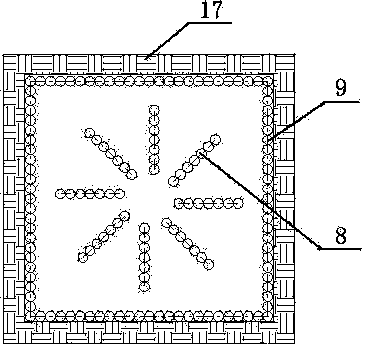 CFB radiation mixed boiler capable of reducing contamination of high-alkalinity coal