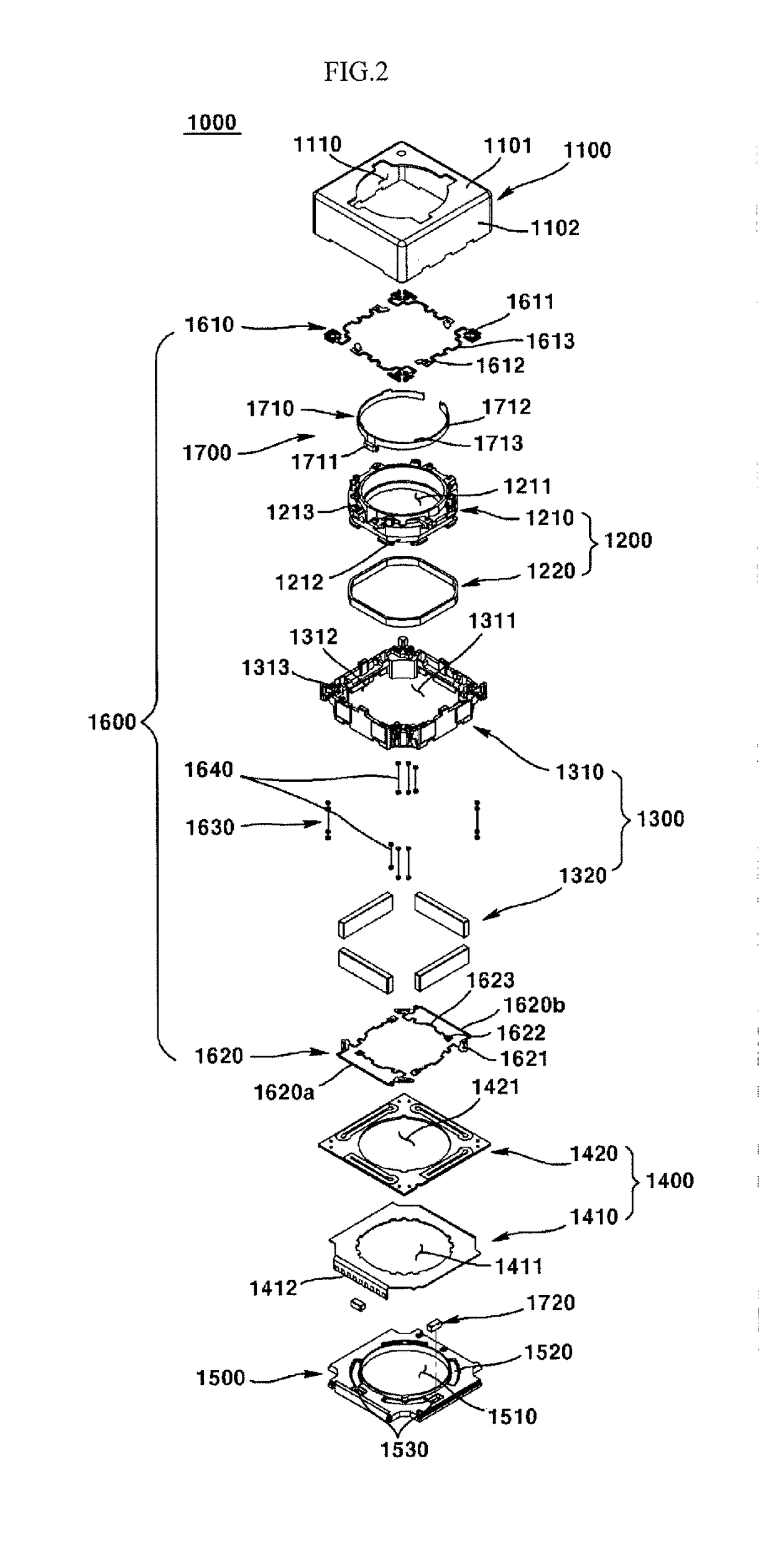 Camera module and optical device