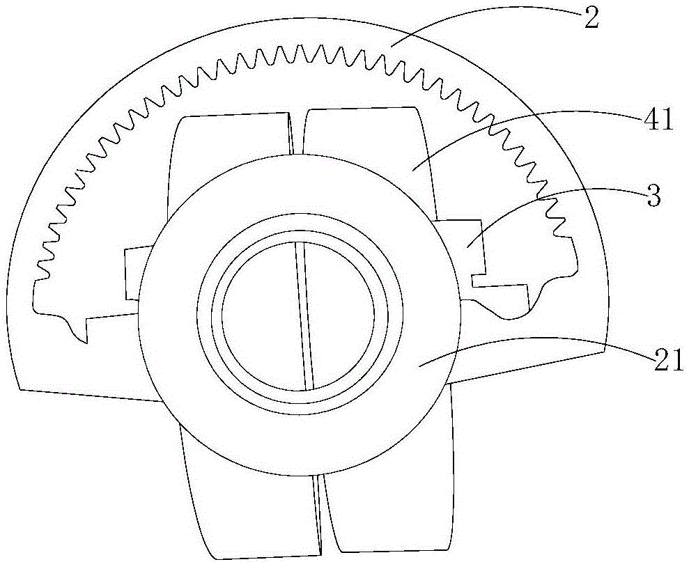 Front wheel steering assembly of ground washing machine