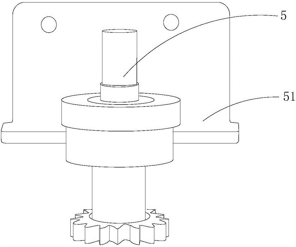 Front wheel steering assembly of ground washing machine