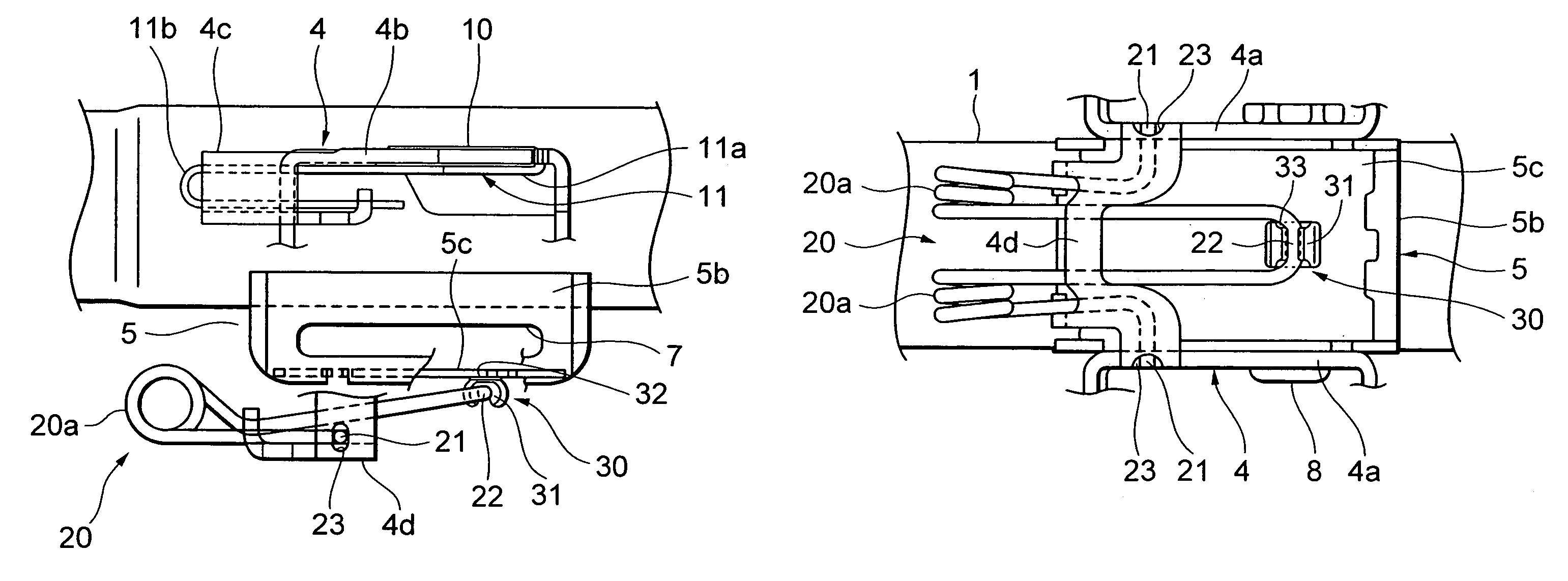 Tilt steering column device for vehicle