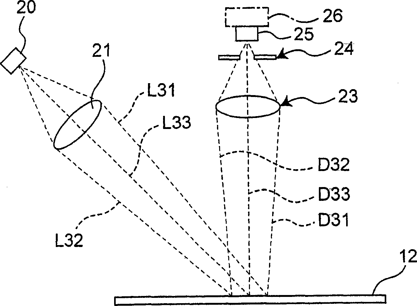 Color information measuring device, print object information measuring device, printing device and electrronic equipment