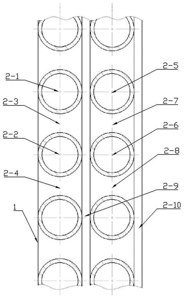 Vertical shielding motor heat exchanger fault processing device and use method