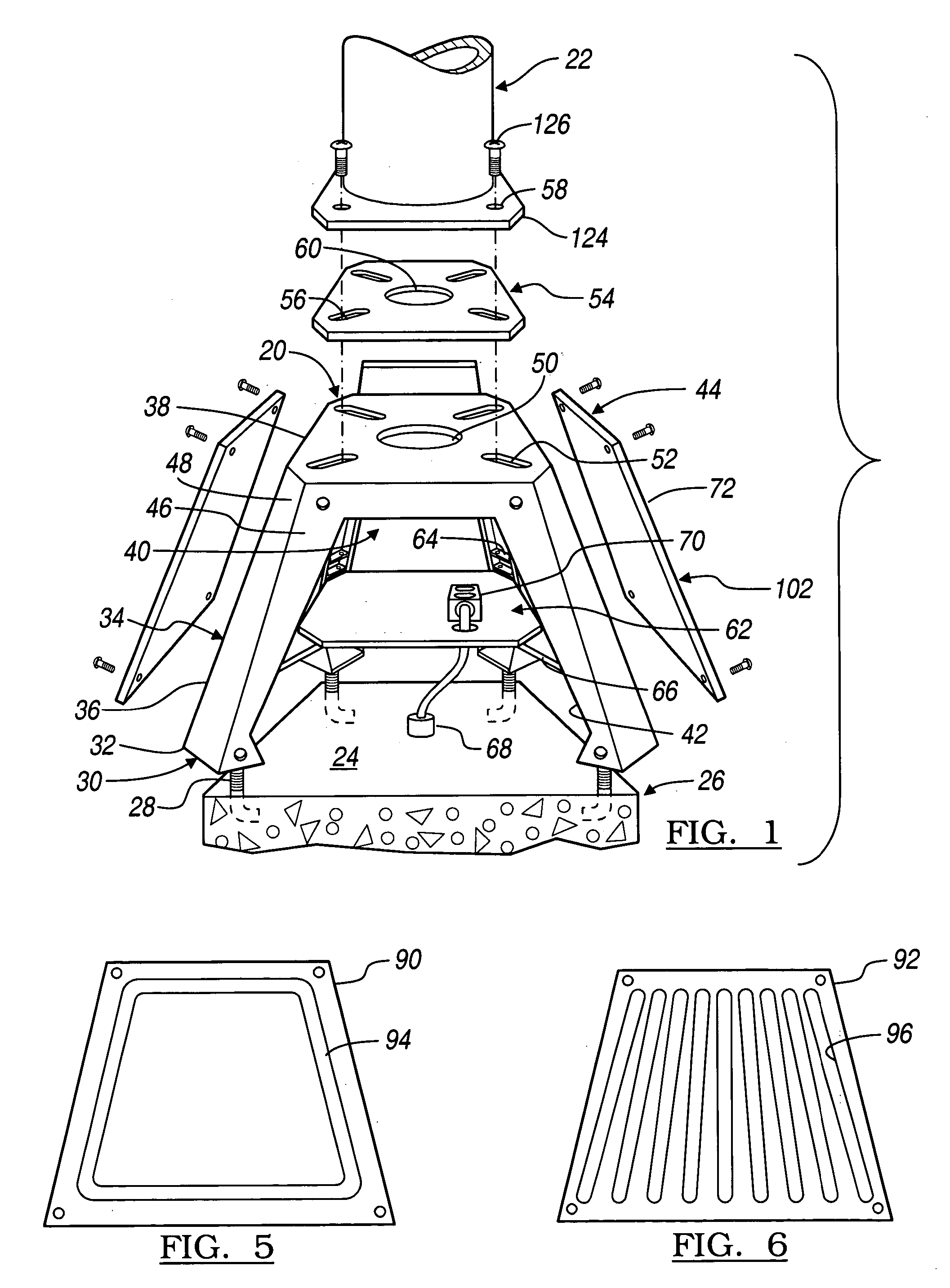 Support base for a structural pole