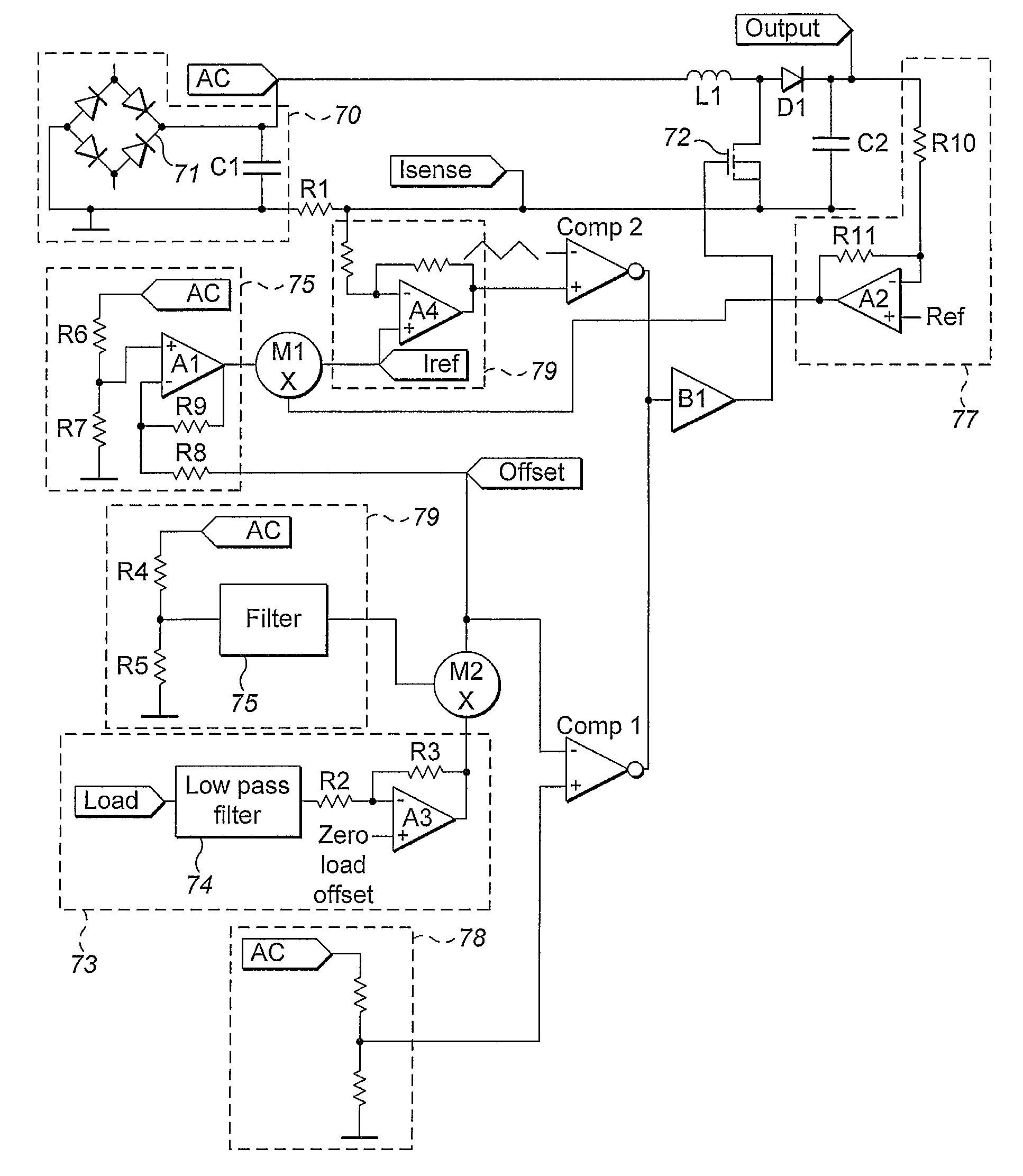 Power factor correction device