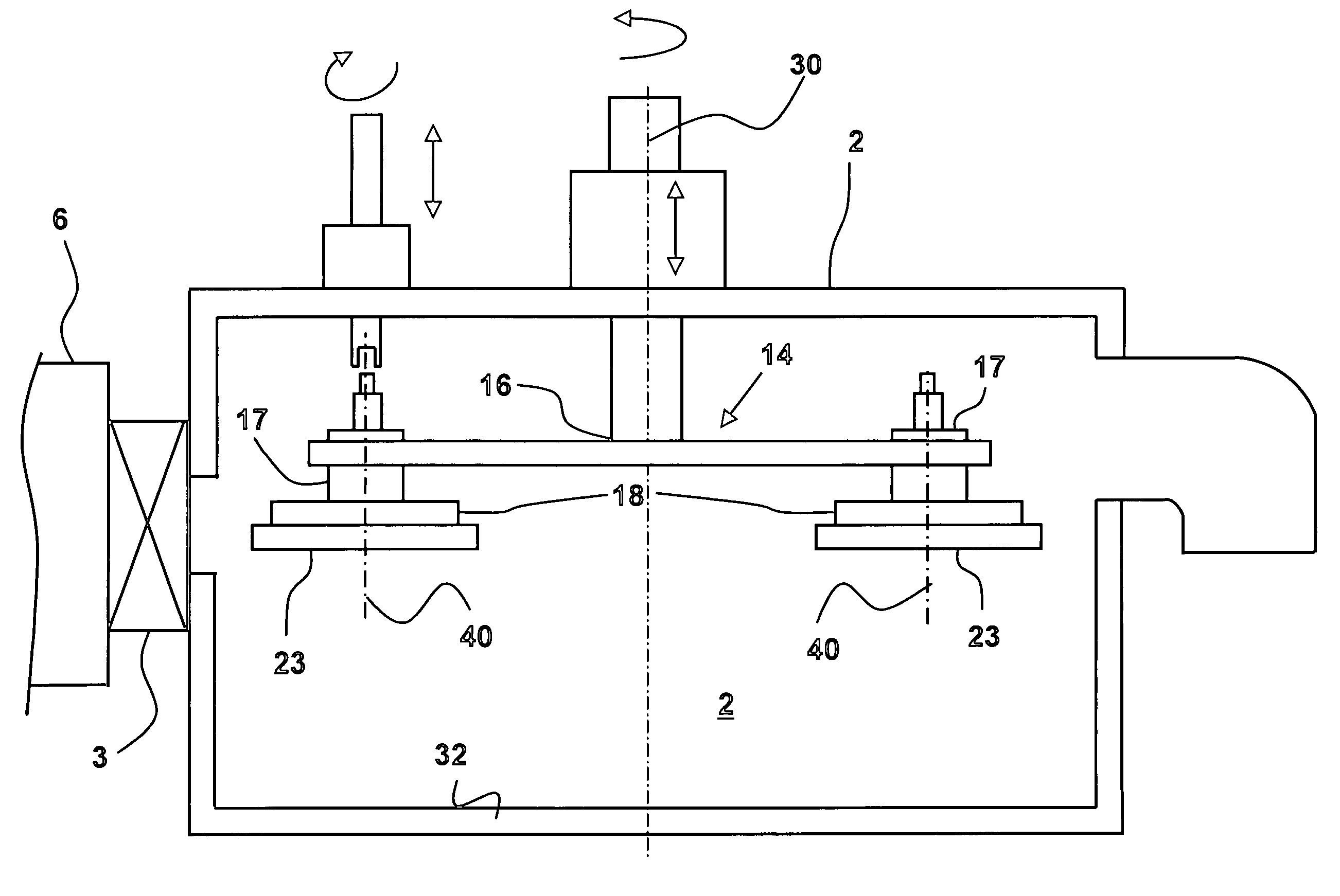 Magnetron sputtering device