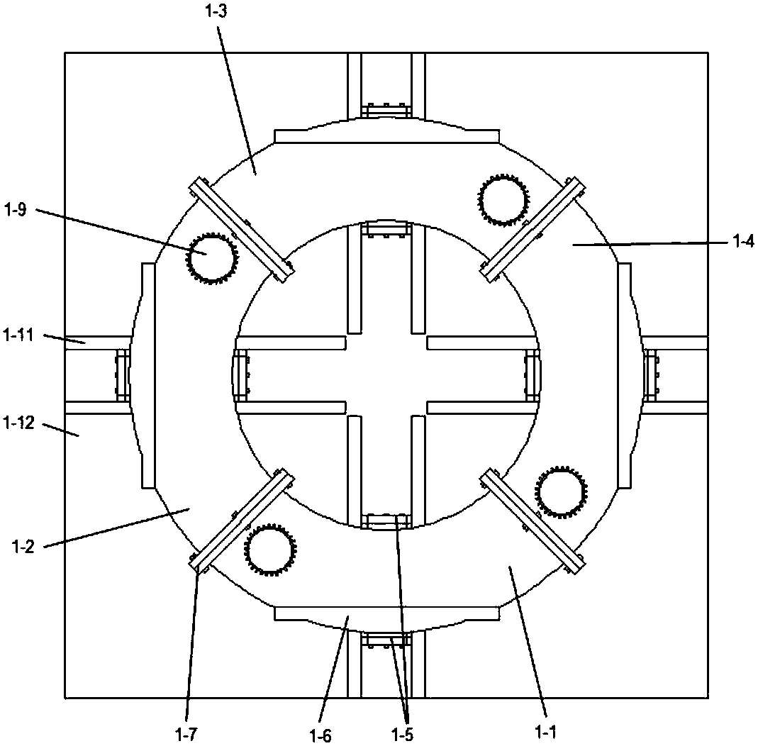 Efficient annular vacuum coating device for fuel cell metal bipolar plate