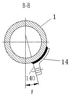 Contact tube positioning tool and contact tube machining method