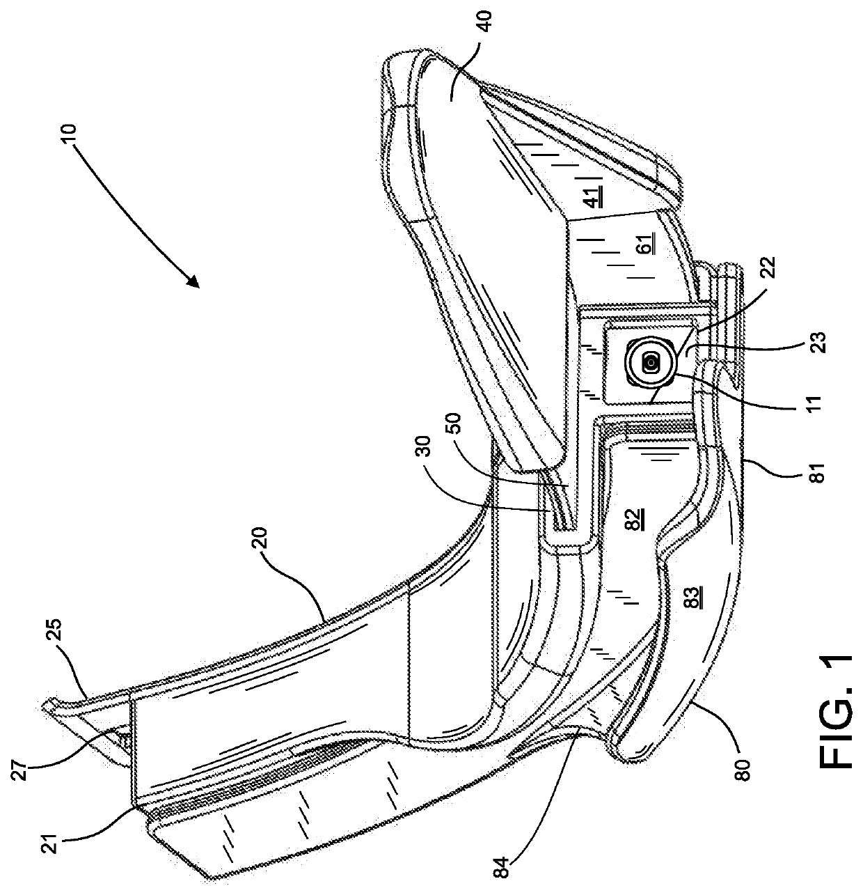 Blade for a video laryngoscope with extendable tip