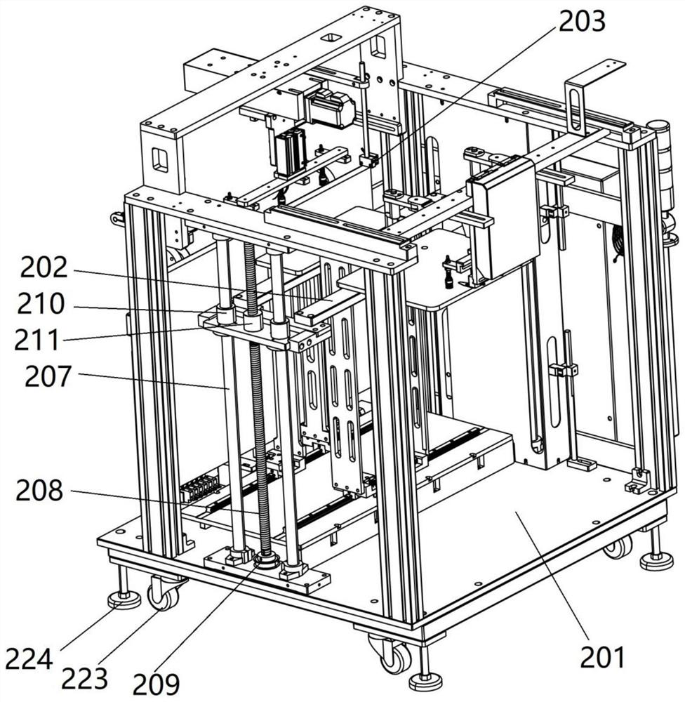 Paper box film sticking machine