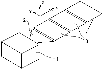 Circuit layout structure of solar cell array