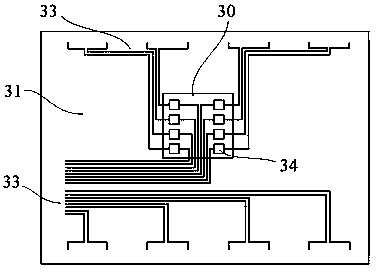 Circuit layout structure of solar cell array