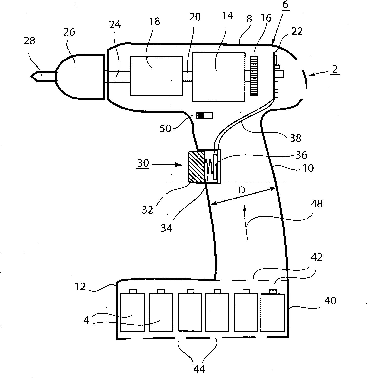 Hand-held electric tool