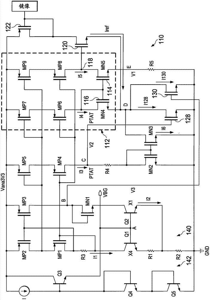 Current reference circuit for temperature and process compensation