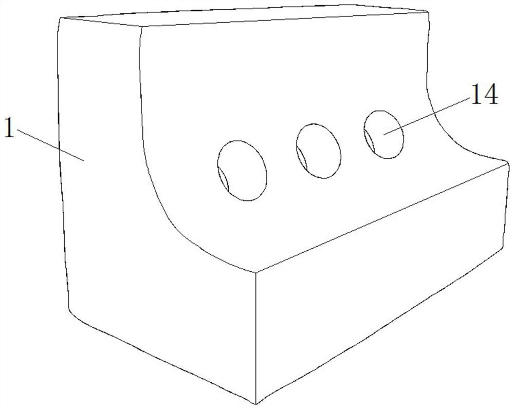 A high-strength, corrosion-resistant and water-permeable curbstone structure